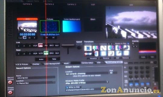 TRICASTER Mezclador de video en vivo estudio tv